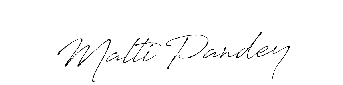 Similarly Antro_Vectra is the best handwritten signature design. Signature creator online .You can use it as an online autograph creator for name Malti Pandey. Malti Pandey signature style 6 images and pictures png