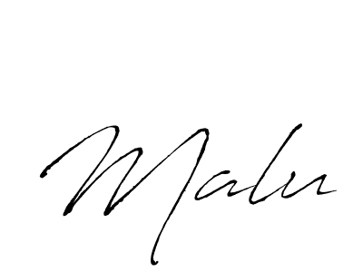 How to make Malu name signature. Use Antro_Vectra style for creating short signs online. This is the latest handwritten sign. Malu signature style 6 images and pictures png