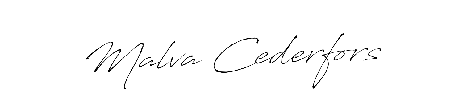 Make a beautiful signature design for name Malva Cederfors. Use this online signature maker to create a handwritten signature for free. Malva Cederfors signature style 6 images and pictures png
