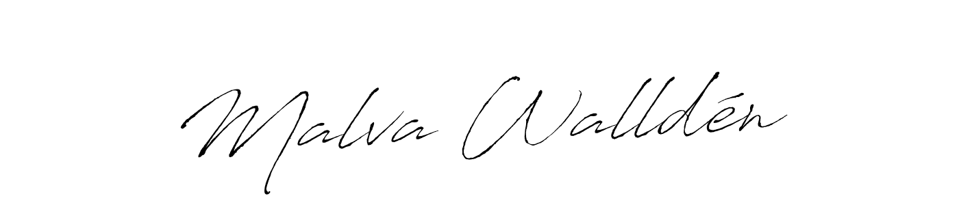 Make a beautiful signature design for name Malva Walldén. Use this online signature maker to create a handwritten signature for free. Malva Walldén signature style 6 images and pictures png