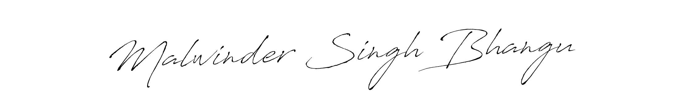 Also we have Malwinder Singh Bhangu name is the best signature style. Create professional handwritten signature collection using Antro_Vectra autograph style. Malwinder Singh Bhangu signature style 6 images and pictures png