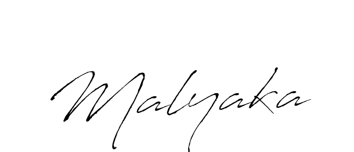 The best way (Antro_Vectra) to make a short signature is to pick only two or three words in your name. The name Malyaka include a total of six letters. For converting this name. Malyaka signature style 6 images and pictures png