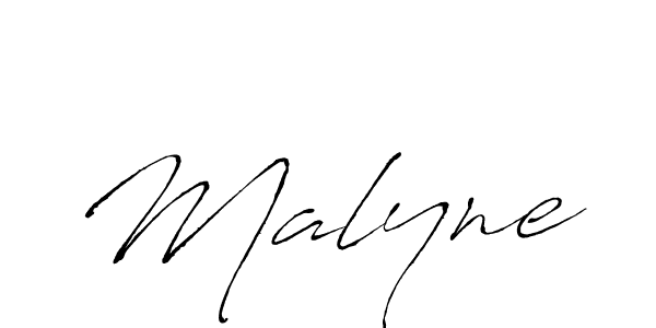 Antro_Vectra is a professional signature style that is perfect for those who want to add a touch of class to their signature. It is also a great choice for those who want to make their signature more unique. Get Malyne name to fancy signature for free. Malyne signature style 6 images and pictures png