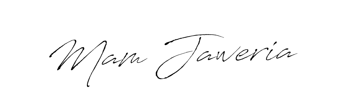 The best way (Antro_Vectra) to make a short signature is to pick only two or three words in your name. The name Mam Jaweria include a total of six letters. For converting this name. Mam Jaweria signature style 6 images and pictures png