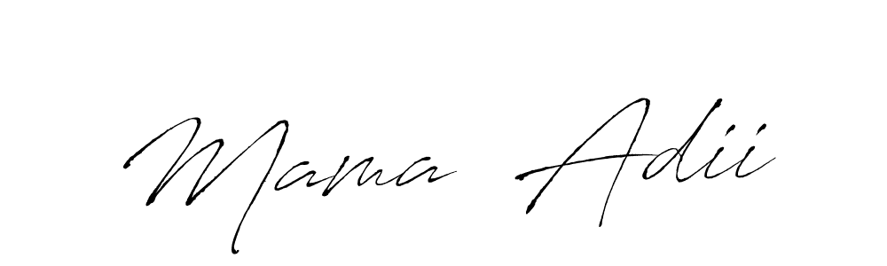 Also You can easily find your signature by using the search form. We will create Mama  Adii name handwritten signature images for you free of cost using Antro_Vectra sign style. Mama  Adii signature style 6 images and pictures png