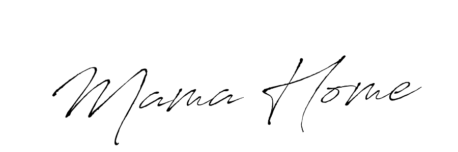 The best way (Antro_Vectra) to make a short signature is to pick only two or three words in your name. The name Mama Home include a total of six letters. For converting this name. Mama Home signature style 6 images and pictures png