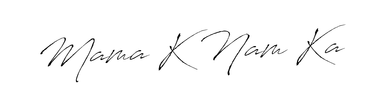 Best and Professional Signature Style for Mama K Nam Ka. Antro_Vectra Best Signature Style Collection. Mama K Nam Ka signature style 6 images and pictures png