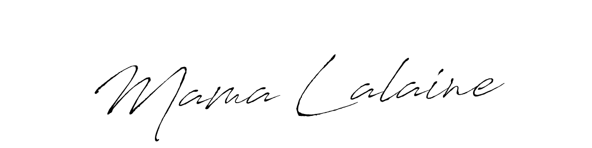 Use a signature maker to create a handwritten signature online. With this signature software, you can design (Antro_Vectra) your own signature for name Mama Lalaine. Mama Lalaine signature style 6 images and pictures png
