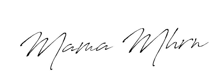 Use a signature maker to create a handwritten signature online. With this signature software, you can design (Antro_Vectra) your own signature for name Mama Mhrn. Mama Mhrn signature style 6 images and pictures png
