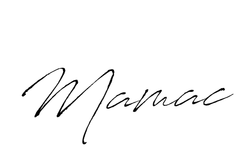 You should practise on your own different ways (Antro_Vectra) to write your name (Mamac) in signature. don't let someone else do it for you. Mamac signature style 6 images and pictures png