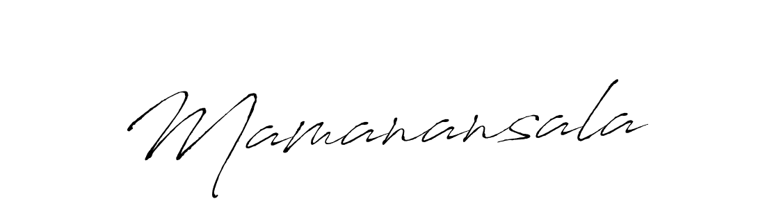 The best way (Antro_Vectra) to make a short signature is to pick only two or three words in your name. The name Mamanansala include a total of six letters. For converting this name. Mamanansala signature style 6 images and pictures png