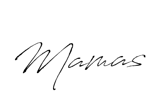 Make a beautiful signature design for name Mamas. With this signature (Antro_Vectra) style, you can create a handwritten signature for free. Mamas signature style 6 images and pictures png