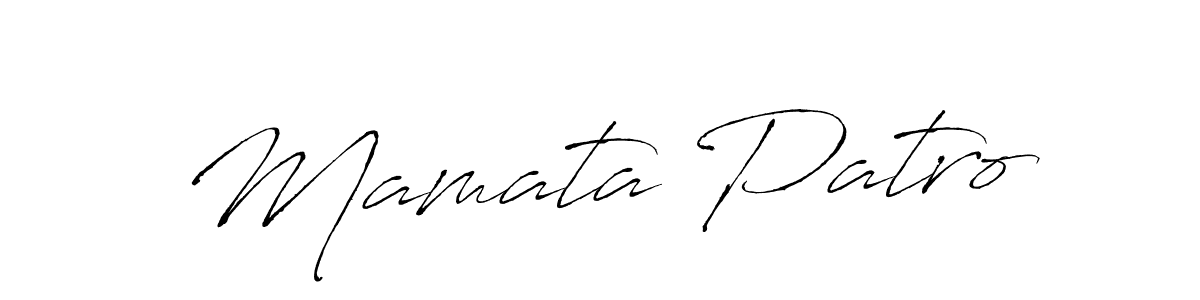 It looks lik you need a new signature style for name Mamata Patro. Design unique handwritten (Antro_Vectra) signature with our free signature maker in just a few clicks. Mamata Patro signature style 6 images and pictures png