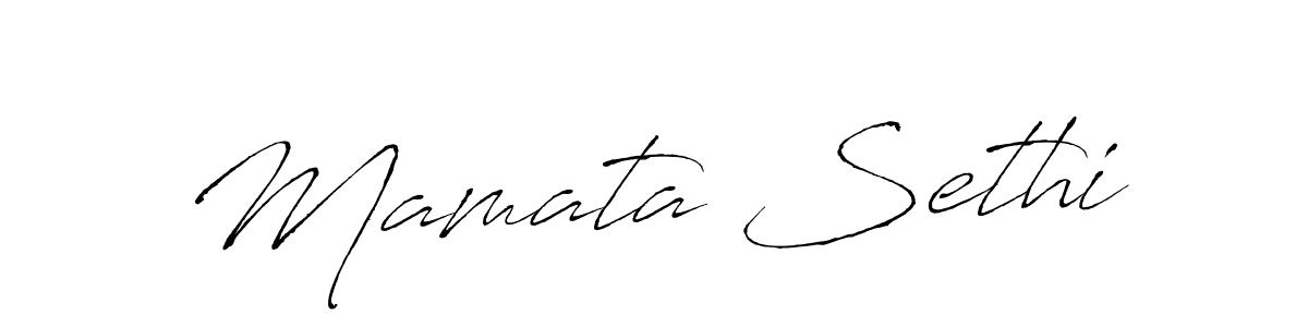 How to make Mamata Sethi signature? Antro_Vectra is a professional autograph style. Create handwritten signature for Mamata Sethi name. Mamata Sethi signature style 6 images and pictures png