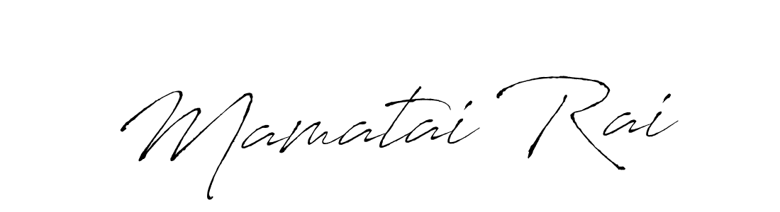 The best way (Antro_Vectra) to make a short signature is to pick only two or three words in your name. The name Mamatai Rai include a total of six letters. For converting this name. Mamatai Rai signature style 6 images and pictures png
