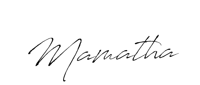 You should practise on your own different ways (Antro_Vectra) to write your name (Mamatha) in signature. don't let someone else do it for you. Mamatha signature style 6 images and pictures png