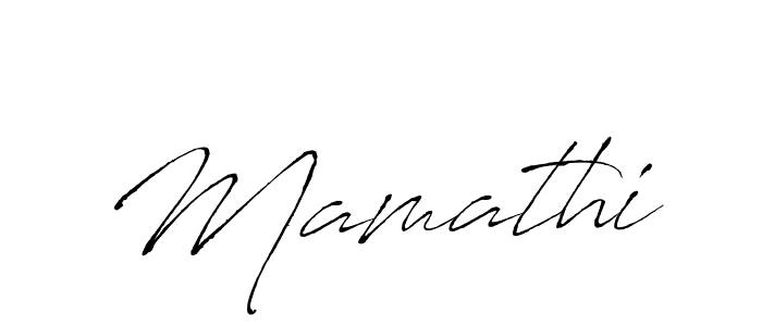 Make a beautiful signature design for name Mamathi. With this signature (Antro_Vectra) style, you can create a handwritten signature for free. Mamathi signature style 6 images and pictures png