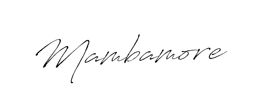 Mambamore stylish signature style. Best Handwritten Sign (Antro_Vectra) for my name. Handwritten Signature Collection Ideas for my name Mambamore. Mambamore signature style 6 images and pictures png