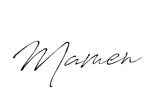 Here are the top 10 professional signature styles for the name Mamen. These are the best autograph styles you can use for your name. Mamen signature style 6 images and pictures png