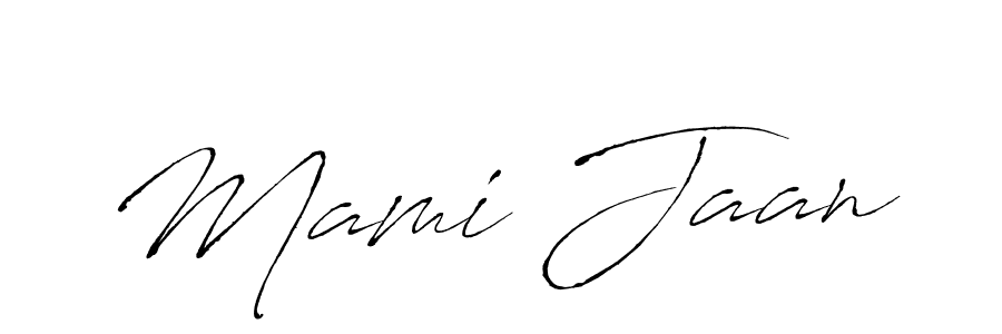 You should practise on your own different ways (Antro_Vectra) to write your name (Mami Jaan) in signature. don't let someone else do it for you. Mami Jaan signature style 6 images and pictures png