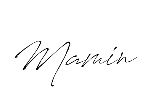 Mamin stylish signature style. Best Handwritten Sign (Antro_Vectra) for my name. Handwritten Signature Collection Ideas for my name Mamin. Mamin signature style 6 images and pictures png