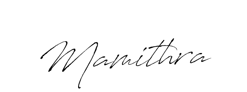 Create a beautiful signature design for name Mamithra. With this signature (Antro_Vectra) fonts, you can make a handwritten signature for free. Mamithra signature style 6 images and pictures png