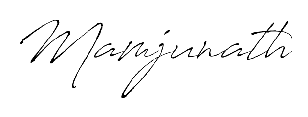 Practice writing Mamjunath with the flow of Antro_Vectra lettering. A fantastic source of inspiration for developing your personal signature style. Mamjunath signature style 6 images and pictures png