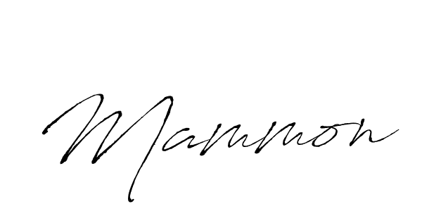 Design your own signature with our free online signature maker. With this signature software, you can create a handwritten (Antro_Vectra) signature for name Mammon. Mammon signature style 6 images and pictures png