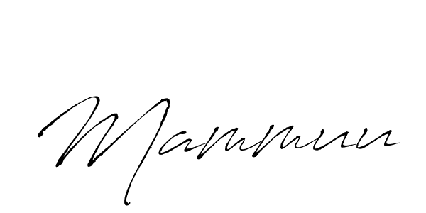 How to make Mammuu signature? Antro_Vectra is a professional autograph style. Create handwritten signature for Mammuu name. Mammuu signature style 6 images and pictures png