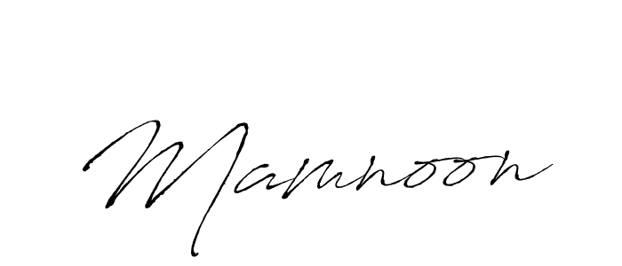 It looks lik you need a new signature style for name Mamnoon. Design unique handwritten (Antro_Vectra) signature with our free signature maker in just a few clicks. Mamnoon signature style 6 images and pictures png