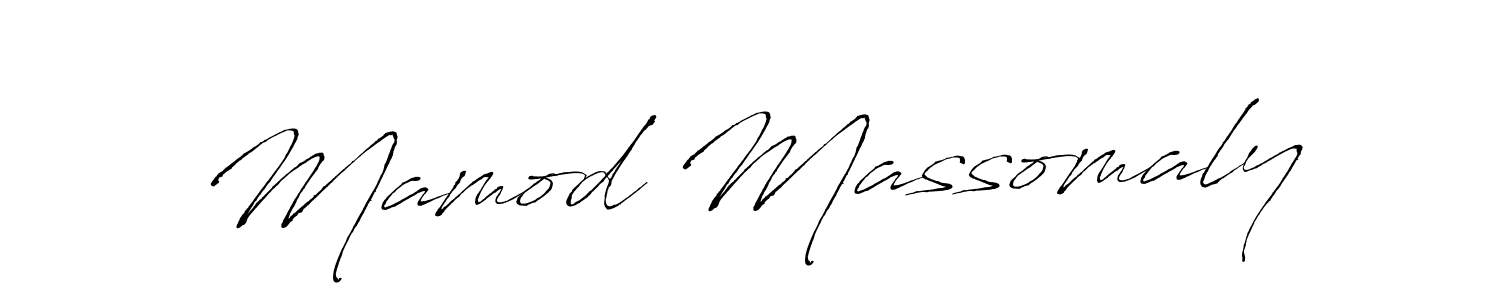 Antro_Vectra is a professional signature style that is perfect for those who want to add a touch of class to their signature. It is also a great choice for those who want to make their signature more unique. Get Mamod Massomaly name to fancy signature for free. Mamod Massomaly signature style 6 images and pictures png