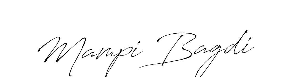 Create a beautiful signature design for name Mampi Bagdi. With this signature (Antro_Vectra) fonts, you can make a handwritten signature for free. Mampi Bagdi signature style 6 images and pictures png