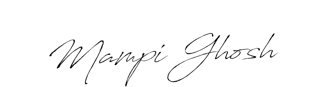 Create a beautiful signature design for name Mampi Ghosh. With this signature (Antro_Vectra) fonts, you can make a handwritten signature for free. Mampi Ghosh signature style 6 images and pictures png