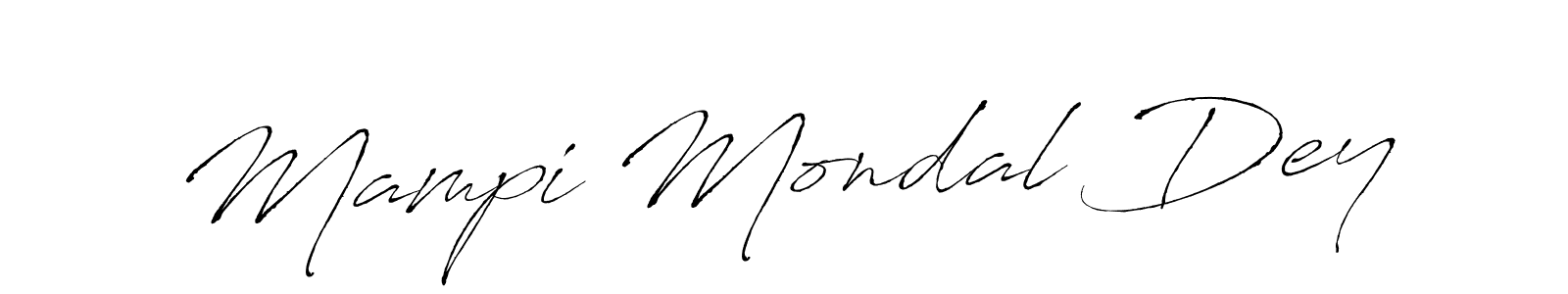 Use a signature maker to create a handwritten signature online. With this signature software, you can design (Antro_Vectra) your own signature for name Mampi Mondal Dey. Mampi Mondal Dey signature style 6 images and pictures png