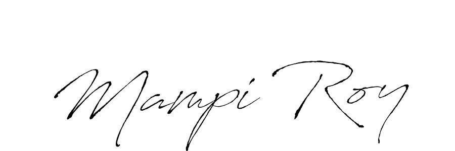 Antro_Vectra is a professional signature style that is perfect for those who want to add a touch of class to their signature. It is also a great choice for those who want to make their signature more unique. Get Mampi Roy name to fancy signature for free. Mampi Roy signature style 6 images and pictures png