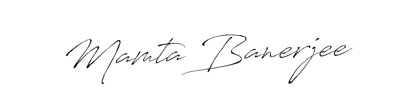 Design your own signature with our free online signature maker. With this signature software, you can create a handwritten (Antro_Vectra) signature for name Mamta Banerjee. Mamta Banerjee signature style 6 images and pictures png
