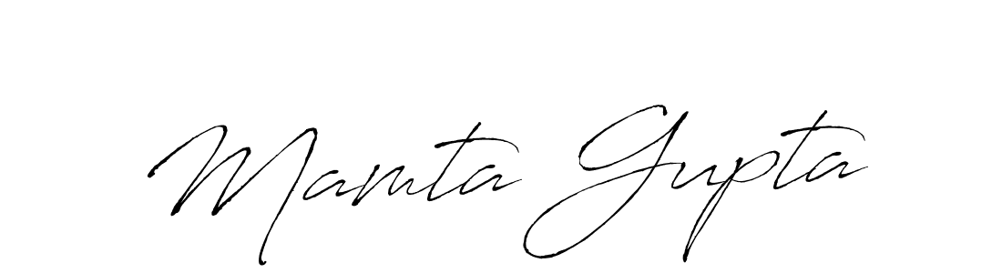 How to make Mamta Gupta signature? Antro_Vectra is a professional autograph style. Create handwritten signature for Mamta Gupta name. Mamta Gupta signature style 6 images and pictures png