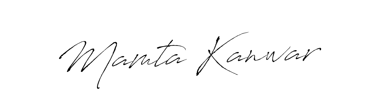 Create a beautiful signature design for name Mamta Kanwar. With this signature (Antro_Vectra) fonts, you can make a handwritten signature for free. Mamta Kanwar signature style 6 images and pictures png