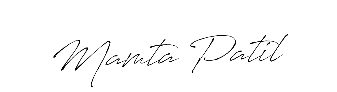 Make a beautiful signature design for name Mamta Patil. With this signature (Antro_Vectra) style, you can create a handwritten signature for free. Mamta Patil signature style 6 images and pictures png