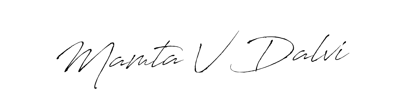 Similarly Antro_Vectra is the best handwritten signature design. Signature creator online .You can use it as an online autograph creator for name Mamta V Dalvi. Mamta V Dalvi signature style 6 images and pictures png