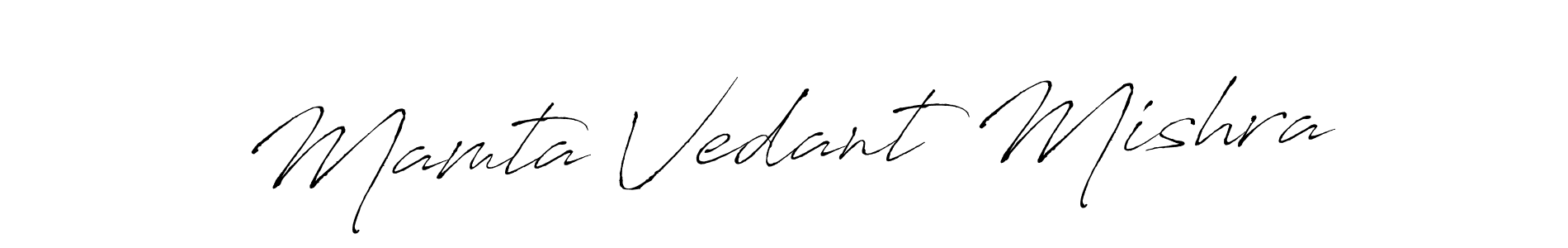 You should practise on your own different ways (Antro_Vectra) to write your name (Mamta Vedant Mishra) in signature. don't let someone else do it for you. Mamta Vedant Mishra signature style 6 images and pictures png