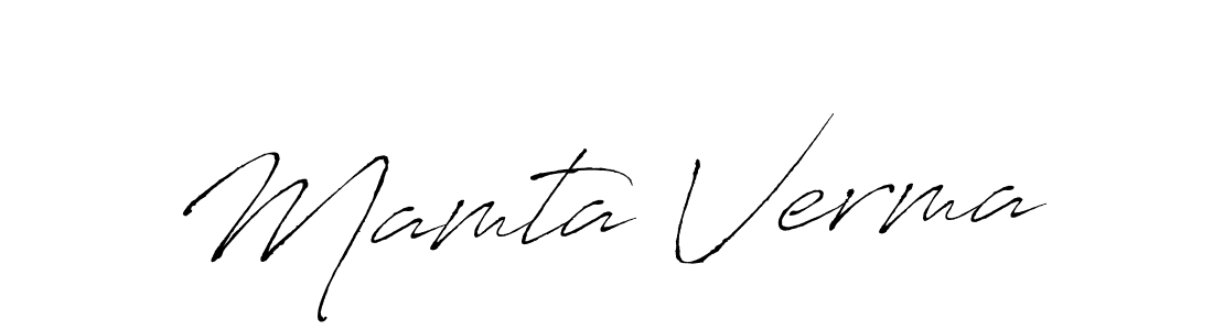 Use a signature maker to create a handwritten signature online. With this signature software, you can design (Antro_Vectra) your own signature for name Mamta Verma. Mamta Verma signature style 6 images and pictures png