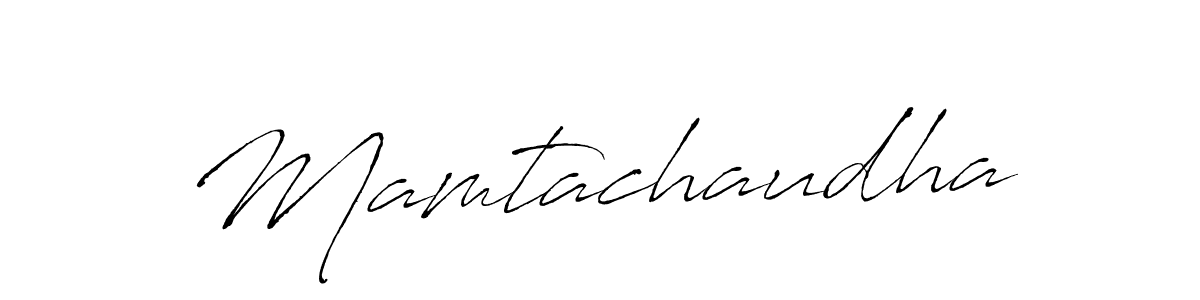 Create a beautiful signature design for name Mamtachaudha. With this signature (Antro_Vectra) fonts, you can make a handwritten signature for free. Mamtachaudha signature style 6 images and pictures png