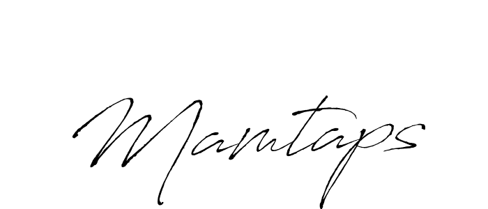 You should practise on your own different ways (Antro_Vectra) to write your name (Mamtaps) in signature. don't let someone else do it for you. Mamtaps signature style 6 images and pictures png