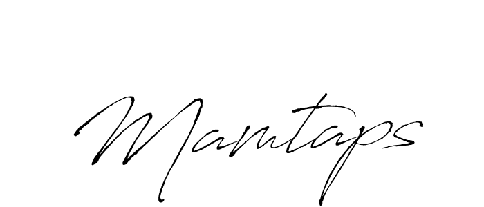 You should practise on your own different ways (Antro_Vectra) to write your name (Mamtaps) in signature. don't let someone else do it for you. Mamtaps signature style 6 images and pictures png