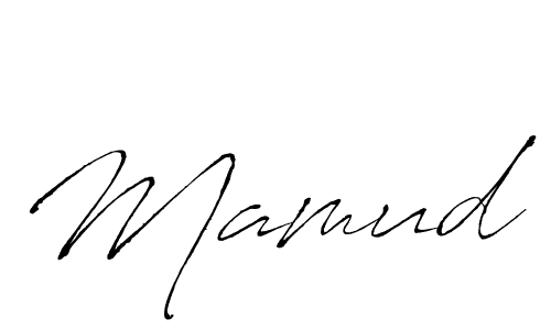 How to make Mamud signature? Antro_Vectra is a professional autograph style. Create handwritten signature for Mamud name. Mamud signature style 6 images and pictures png
