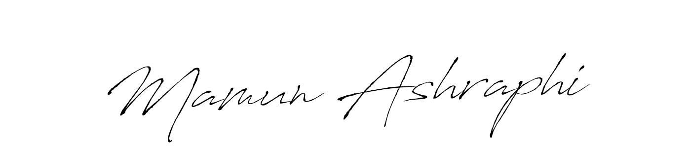 How to make Mamun Ashraphi signature? Antro_Vectra is a professional autograph style. Create handwritten signature for Mamun Ashraphi name. Mamun Ashraphi signature style 6 images and pictures png