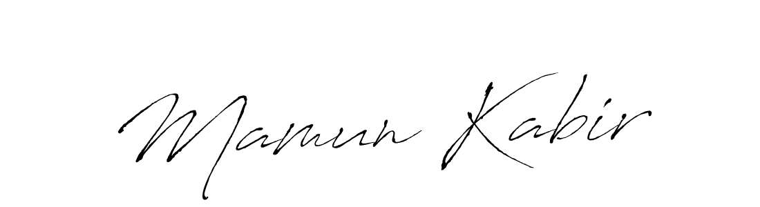 How to make Mamun Kabir signature? Antro_Vectra is a professional autograph style. Create handwritten signature for Mamun Kabir name. Mamun Kabir signature style 6 images and pictures png