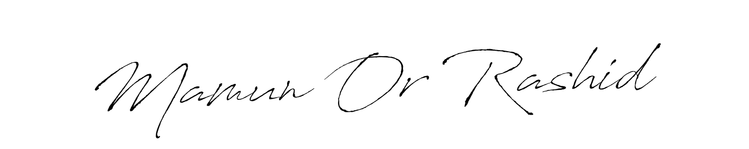 Mamun Or Rashid stylish signature style. Best Handwritten Sign (Antro_Vectra) for my name. Handwritten Signature Collection Ideas for my name Mamun Or Rashid. Mamun Or Rashid signature style 6 images and pictures png