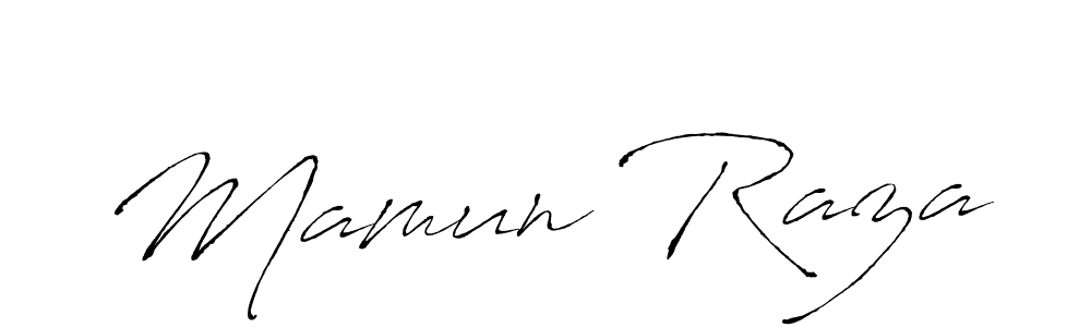 Create a beautiful signature design for name Mamun Raza. With this signature (Antro_Vectra) fonts, you can make a handwritten signature for free. Mamun Raza signature style 6 images and pictures png